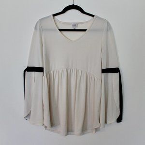 White Flowing Blouse